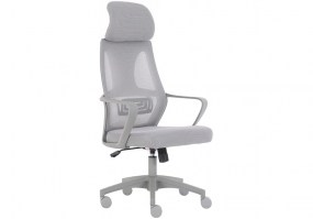 Cadeira-Presidente-giratória-telada-BLM-395 P-Cinza-Blume-Office(2)